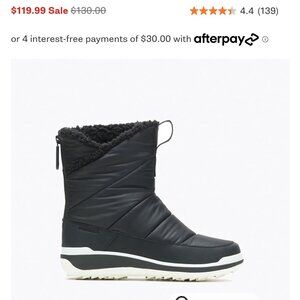 Merrell women's Snowcreek Sport Mid Zip Polar Waterproof - size 10.5